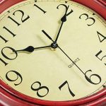 Wall Clock Non-Ticking Round Classic Clock Retro Quartz