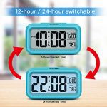 Blue Night Light Digital Alarm Clock