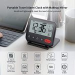 Mini Portable LCD Display Clock with Backlight Calendar