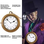 Gold Clock Necklace: A Must-Have Hip Hop Rapper Accessory for Your White Rabbit Costume