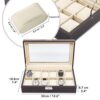 Men's Watch Box Display Case Collection Jewelry Box