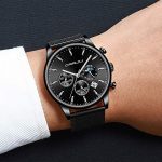 CRRJU Men Watch,Men Luxury Waterproof Unique Designed