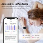 Smart Watch Touch Screen with Heart Rate Monitor Blood Oxygen
