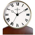 PresenTime Co Mozart Mantel Alarm Clock - A Golden Symphony for Silent Nights