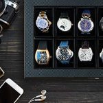 12 Slot Watch Box Organizer with Lock Display Case