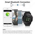 Pedometer Calorie Counter Smart Watch Black GOKOO