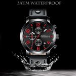 Waterproof Black Men's Watch Business