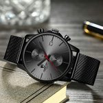Men’s Watch Fashion Sport Quartz Analog Mesh Stainless Steel