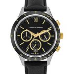 Larsson and Jennings Gold Dial and Black Leather Strap