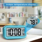 Blue Night Light Digital Alarm Clock