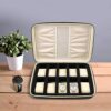 Brown Watch Jewelry Box Storage with Pillow
