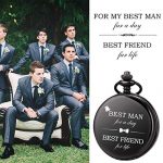 Pocket Watch Men Personalized Black Chain