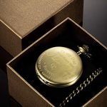 Hicarer Dad Present from Daughter to Father Engraved Pocket Watch