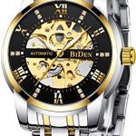 Mens Watches Gold Mechanical Automatic Self-Winding