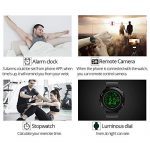 Pedometer Calorie Counter Smart Watch Black GOKOO