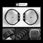 Men’ s Watch Black Classic Square Multifunction Digital Sport