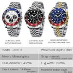 Mens Luxury Wrist Watches Luminous Chronograph Analog