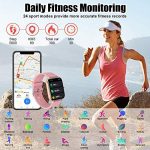 Smart Watch - IP67 Waterproof Fitness Tracker for Android Phones with Blood Pressure, Oxygen, and Heart Rate Monitor