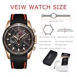 Waterproof Quartz Watch: Fashionable Black Gold Military Design with Multi-Functionality