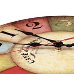 Rustic Wall Clock Battery Operated Non Ticking
