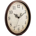 Kitchen Vintage Wall Clock Silent Non Ticking