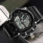 Mens Analog Digital Dual Display Sports Watches Military