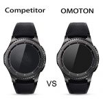 OMOTON Tempered Glass Screen Protector Compatible Samsung Gear