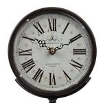 Lily's Home Antique Inspired Decorative Mantle Clock