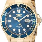 Invicta Men's Pro Diver 43mm Gold Tone Stainless Steel Quartz Watch