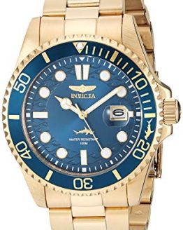 Invicta Men's Pro Diver 43mm Gold Tone Stainless Steel Quartz Watch