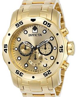 Invicta Men's Pro Diver Scuba 48mm Gold Tone Stainless Steel