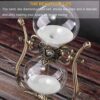 Metal Sand Watch Small Rotating Sand Timer Clock