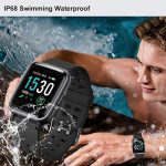 Fitness Tracker Watch with Heart Rate Monitor Smart Watch for Android and iOS Phone