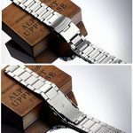 Stainless Steel Watch Band with Deployment Lock Buckle