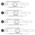 12 Colors for Quick Release Leather Watch Band