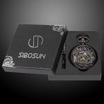 Pocket Watch Personalized Engraved Dragon Phoenix