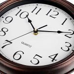 Wall Clock - Battery Operated 12 Inch Silent Non-Ticking Wall Clocks