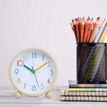 Colorful Kids Analog Alarm Clock,4 inch Simple Stylish