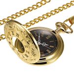 Hicarer Vintage Pocket Watch Steel, Men Watch