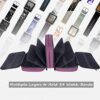 Purple 84 Watches Bands Storage Carrying Case