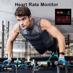 Fitness Smartwatch Tracking, Yoga, Exercise Bike with Heart Rate Monitor