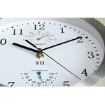 hito Modern Silent Wall Clock Non Ticking 10 inch