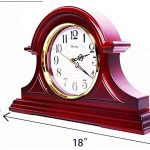 12-Inch Mantel Clock with Silent Quartz Movement – Perfect Home Décor