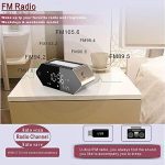 Sicsmiao Projection Alarm Clock, Digital Alarm Clock for Bedrooms