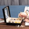 Elegance and Organization: 8-Slot Sunglasses and Eyeglasses Display Organizer