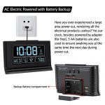 DreamSky Auto Set Digital Alarm Clock with USB Charging Port
