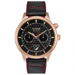 Citizen Men's Disney Stainless Steel Quartz Watch with Leather Strap