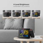 Digital Clock Projector on Ceiling with Indoor Outdoor Temperature