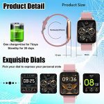 Smart Watch - IP67 Waterproof Fitness Tracker for Android Phones with Blood Pressure, Oxygen, and Heart Rate Monitor