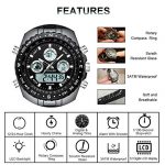 Waterproof Big Face Sports Watch for Men